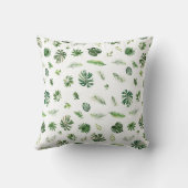 Niedlicher Jungle Wild Safari Tiere Grüne Baby Boy Kissen (Rückseite)