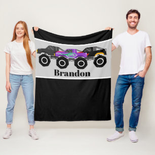 Niedlicher Jungs LKW-Aufkleber Fleecedecke