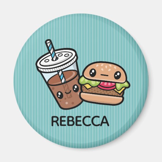 Niedlicher Junk Food-Magnet Magnet (Vorne)