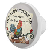 niedlicher Kaffee-Bar Keramikknauf (Rechts)