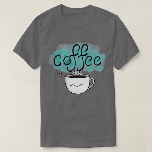 Niedlicher Kaffee-Cup 2 T-Shirt (Design vorne)