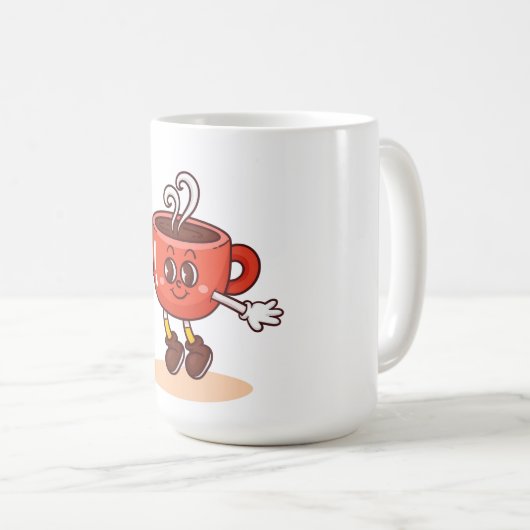 Niedlicher Kaffee-Cup Kaffeetasse (VorderseiteRechts)