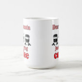 Niedlicher Kaffee-Cup mit Weihnachtsfeiertage-Rede Kaffeetasse (Mittel)