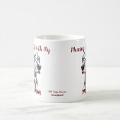 Niedlicher Kaffee-Dalmatiner am Schwarzen Morgen P Kaffeetasse (Mittel)