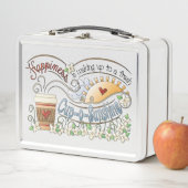Niedlicher Kaffee Inspiration Metal Lunch Box (Beispiel)