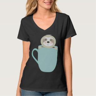 Niedlicher Kaffee-Kaffee Weckte Kaffee-Schlampe-Ki T-Shirt