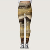 Niedlicher Kaffee Leggings (Vorderseite)
