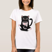 Niedlicher Kaffee T-Shirt (Vorderseite)