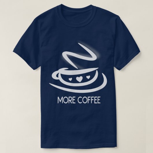 Niedlicher Kaffee T-Shirt (Design vorne)
