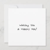 Niedlicher Kaffee und Blume Whimsikum (Rückseite)