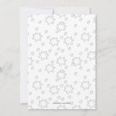 Niedlicher Kaffee- und Zuckerrübenaustausch Einlad Einladung (Rückseite)