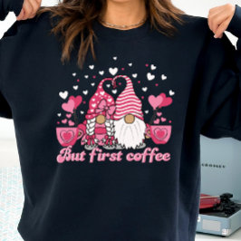 Niedlicher Kaffee Valentinstag Shirt, Valentinstag Sweatshirt