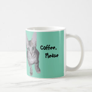 Niedlicher Kaffeebitte Kitty Kaffeetasse