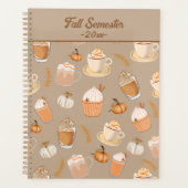 Niedlicher Kaffeelieferant Planer (Vorderseite)