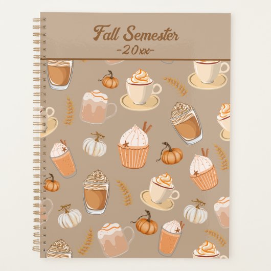 Niedlicher Kaffeelieferant Planer (Vorderseite)