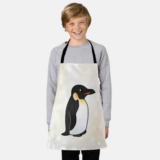 Niedlicher Kaiser Pinguin Schürze (Getragen)