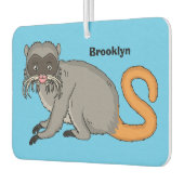 Niedlicher Kaiser Tamarin Illustrator Cartoon Autolufterfrischer (Links)