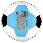 Niedlicher Kaiser Tamarin Illustrator Cartoon Fußball (Gedreht)
