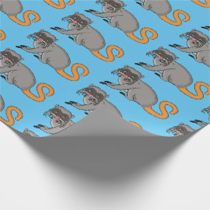 Niedlicher Kaiser Tamarin Illustrator Cartoon Geschenkpapier