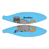 Niedlicher Kaiser Tamarin Illustrator Cartoon Mini Basketball (Panele)