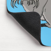 Niedlicher Kaiser Tamarin Illustrator Cartoon Mousepad (Ecke)