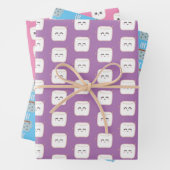 Niedlicher Kakao mit Marshmallows Geschenkpapier Set (Beispiel)