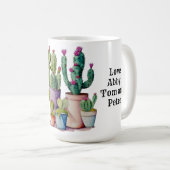 Niedlicher Kakteen Cactus succules Best Mama Kaffeetasse (VorderseiteRechts)