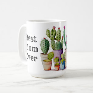 Niedlicher Kakteen Cactus succules Best Mama Kaffeetasse