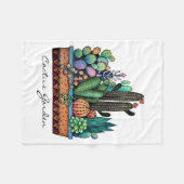 Niedlicher Kakteen Garden in Pot Fleecedecke (Vorderseite (Horizontal))