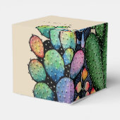 Niedlicher Kakteen Garden in Pot Geschenkschachtel (Rückseite)