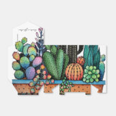 Niedlicher Kakteen Garden in Pot Geschenkschachtel (Ungefaltet)