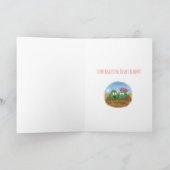 Niedlicher Kakteen-Wüste Karte (Innenseite)