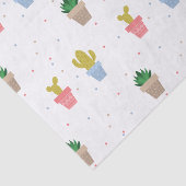 Niedlicher Kaktus Seidenpapier (Ausschnitt)