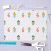 Niedlicher Kaktus Seidenpapier (Handwerk)