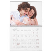 Niedlicher Kalender für Großdrucke 2026 (Jan 2027)