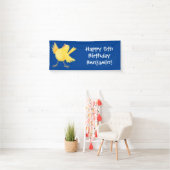 Niedlicher Kanarienvogel-Cartoon Banner (Insitu)