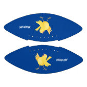 Niedlicher Kanarienvogel-Cartoon Football (Paneele)