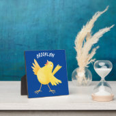 Niedlicher Kanarienvogel-Cartoon Fotoplatte (InSitu)