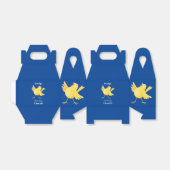 Niedlicher Kanarienvogel-Cartoon Geschenkschachtel (Ungefaltet)