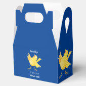 Niedlicher Kanarienvogel-Cartoon Geschenkschachtel (Geöffnet)