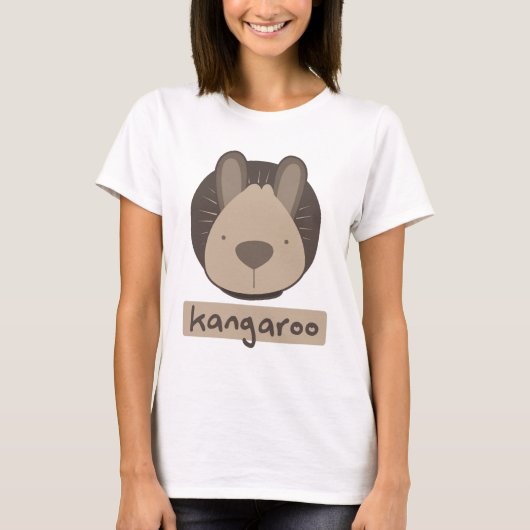 niedlicher Känguru T-Shirt (Vorderseite)