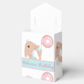 Niedlicher Kaninchen Cartoon Pink Girls Geburtstag Geschenkschachtel (Geöffnet)