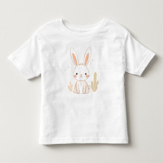Niedlicher Kaninchen T - Shirt Tierdesign für Kind (Vorderseite)