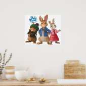 Niedlicher Kaninchenpeter Poster (Küche)