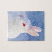 Niedlicher Kaninchenschnee Puzzle (Horizontal)