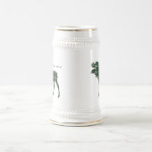 Niedlicher Kap-Breton-Insel-Elchbierstein Bierglas (Mittel)