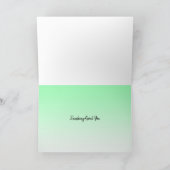 Niedlicher Kardinal auf Zweifelsbasis Karte (Innenseite)