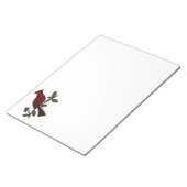 Niedlicher Kardinal Notepad Notizblock (angewinkelt)