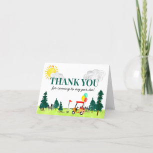 Niedlicher Karneval Zirkus Clowns Bummeln Geburtst Dankeskarte