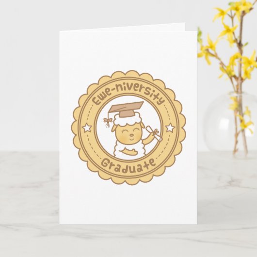 Niedlicher Karte (Gelbe Blume)